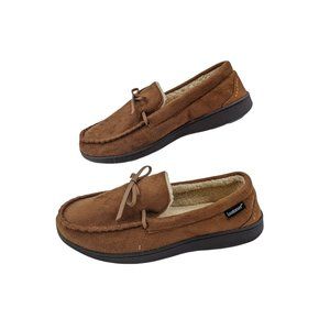 Isotoner Suede Moccasins Slippers Indoor Outdoor New Womens 9.5-10.5